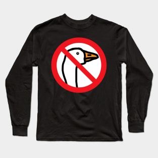 No Goose Game Gaming Portrait Long Sleeve T-Shirt